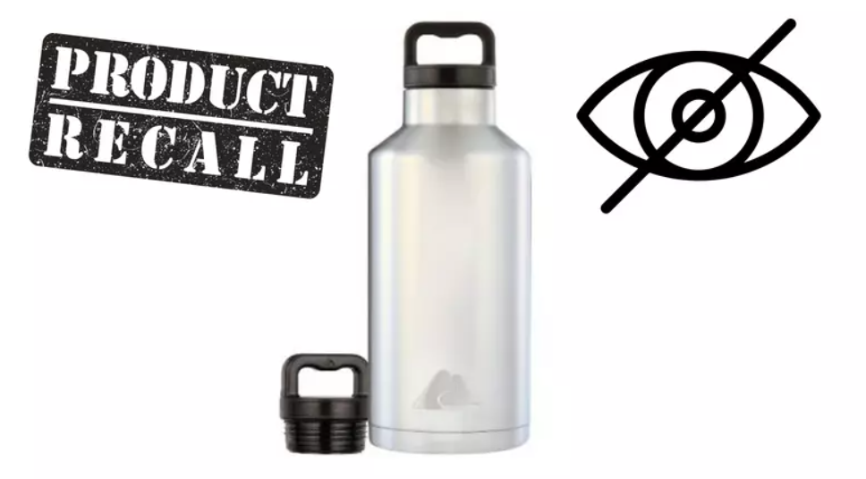Walmart Recalls Ozark Trail 64 oz Water Bottles Over Laceration and Impact Risks