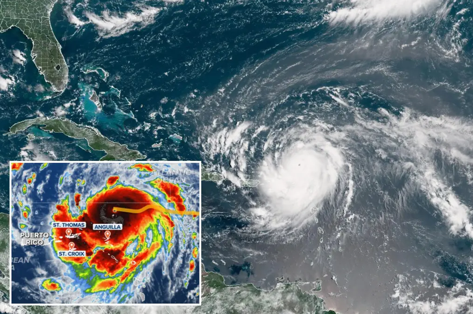 Hurricane Erin Briefly Hits Category 5 Before Settling as Category 4 Monster Storm.