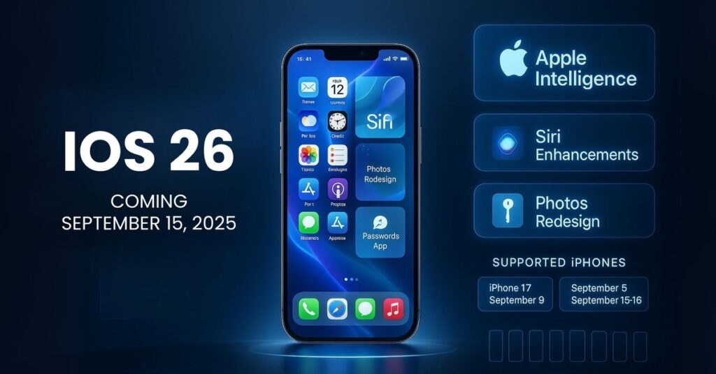 Apple iOS 26 Release: Timeline, Eligible iPhones, and Key Features