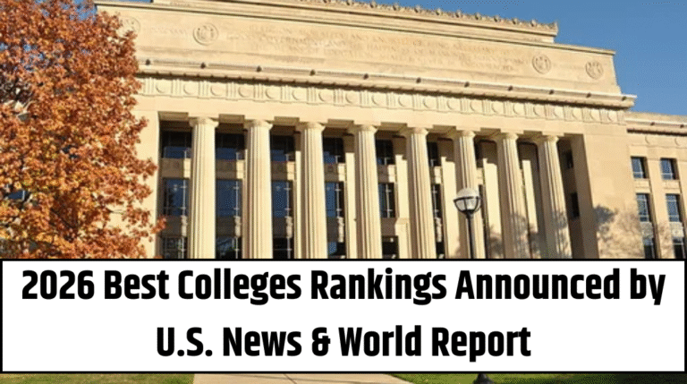 U.S. News Announces 2026 Best Colleges Rankings